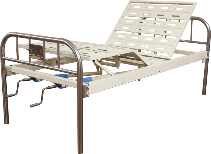 Zanecore hindi kinakalawang na asero malaking head board dalawang crank manual bed zq-sy-02