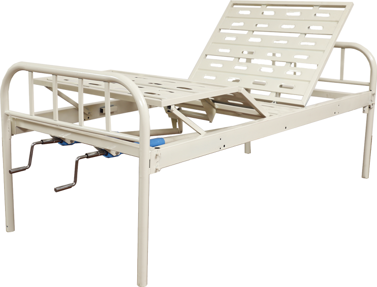 Zanecocore Lron Head Board Two Crank Manual Bed ZQ-SY-01