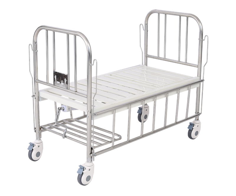 Headboard stainless steel (satu engkol) tempat tidur medis anak -anak